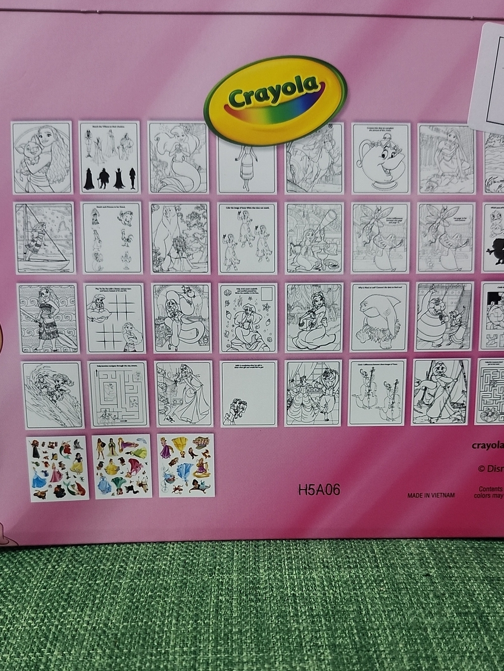 Crayola Disney Princess Color & Sticker Activity Set - Pink - Picture 3 of 5